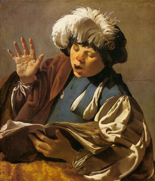 Singing Boy, 1627 - Хендрік Тербрюгген