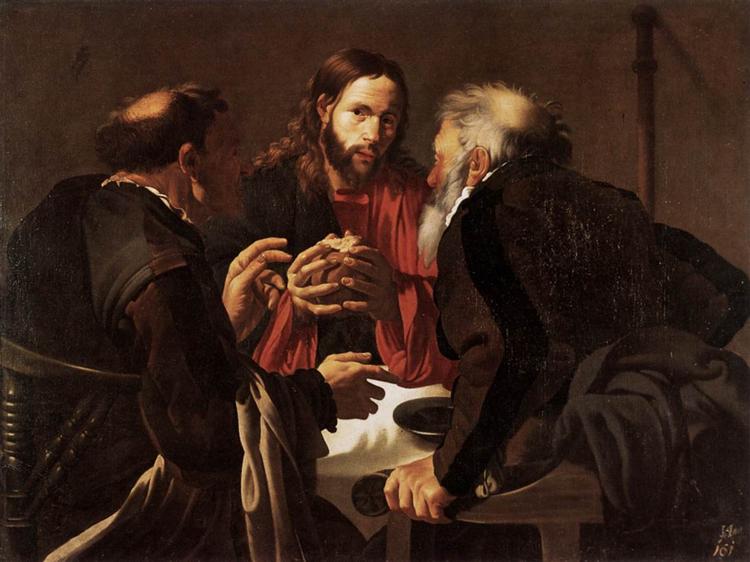 Supper at Emmaus, c.1621 - Хендрик Тербрюгген
