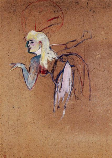 Extra in the Folies Bergere Revue, 1896 - Henri de Toulouse-Lautrec