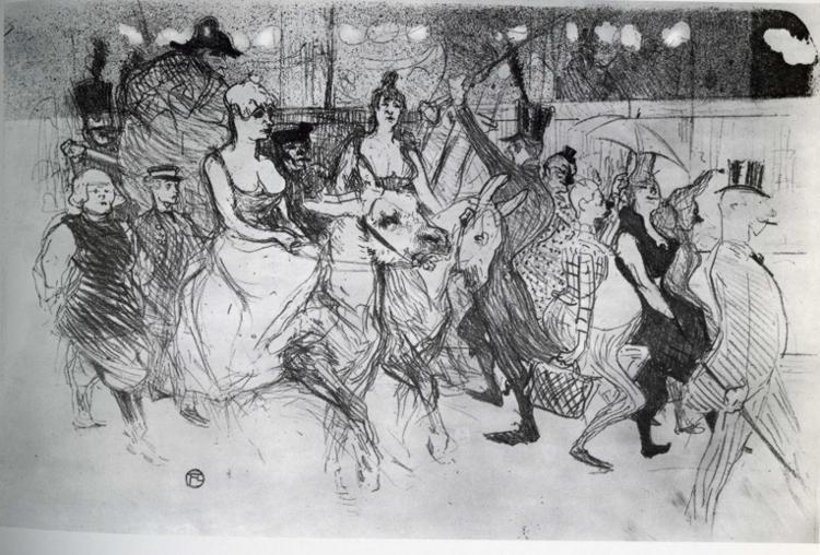 Gala at the Moulin Rouge, 1894 - Henri de Toulouse-Lautrec
