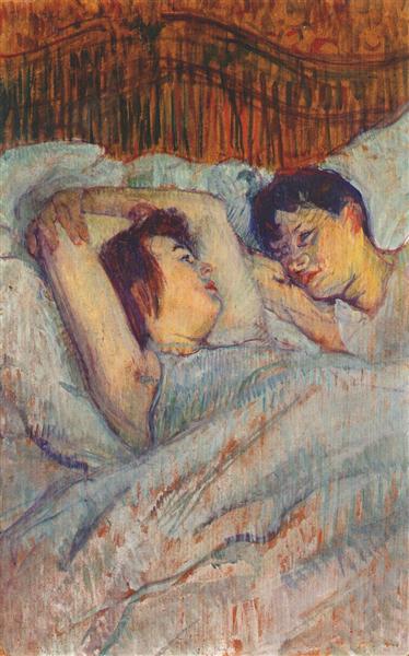 In Bed, 1892 - Henri de Toulouse-Lautrec