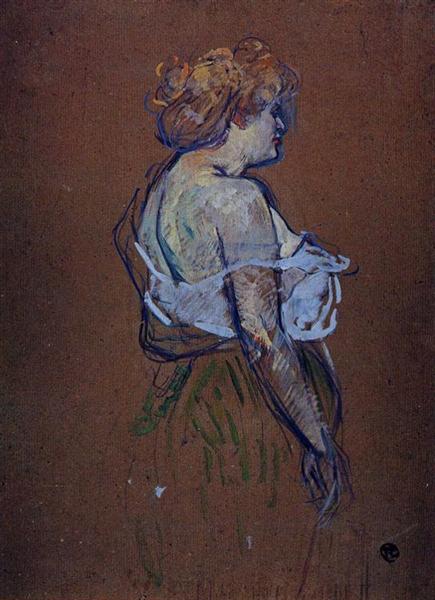 Lucie Bellanger, c.1895 - 1896 - 亨利·德·土魯斯-羅特列克
