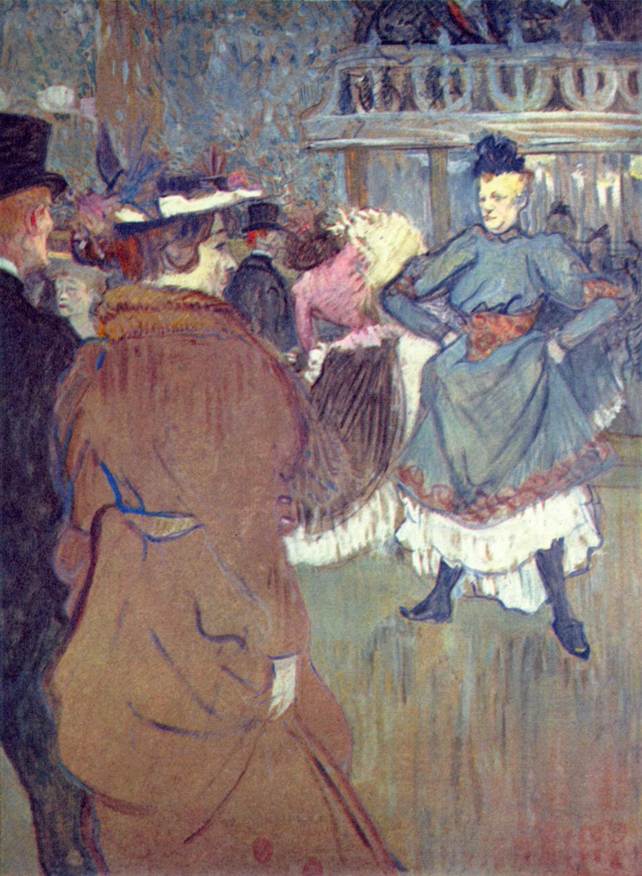 Moulin Rouge The departure of the quadrille, 1892 - Henri de Toulouse ...