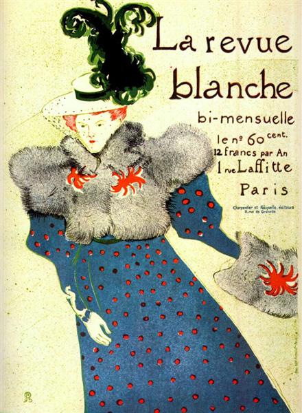 The journal white (poster), 1896 - Henri de Toulouse-Lautrec