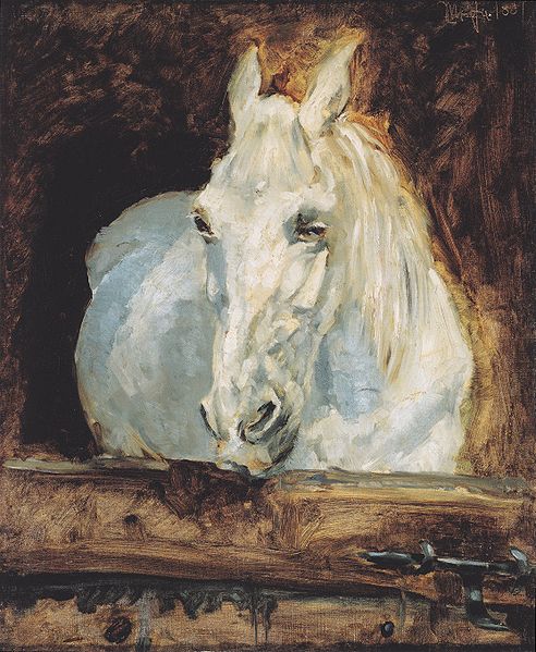 White Horse "Gazelle", 1881 - Анрі де Тулуз-Лотрек