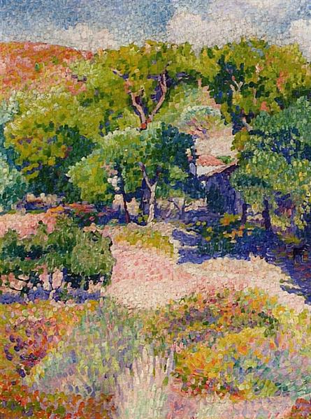 Cypresses, 1904 - Henri-Edmond Cross