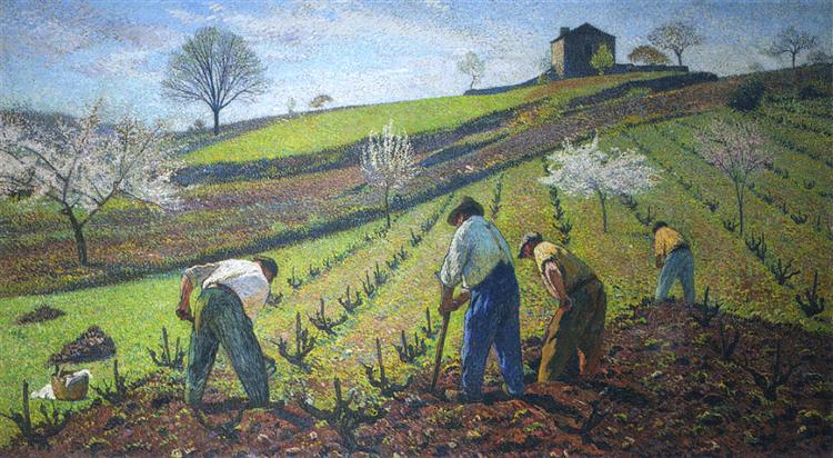 Cultivation of the Vines - Henri Martin