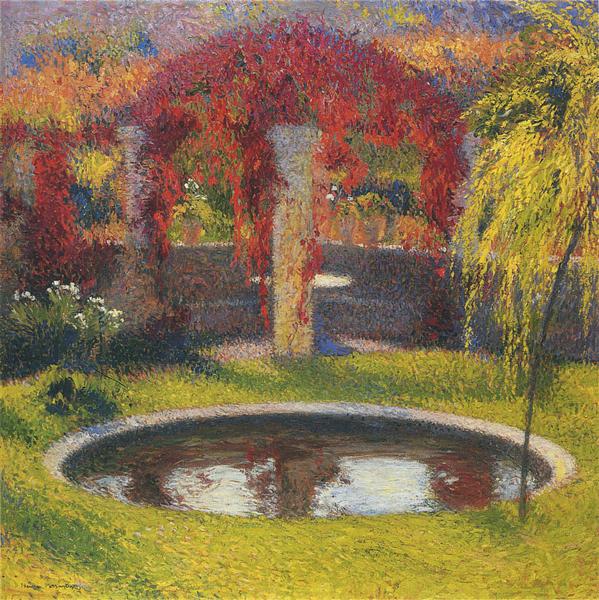 Fountain in Marquayrol - Henri Martin