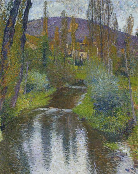 The Vert and the first houses of Labastide - Henri Martin