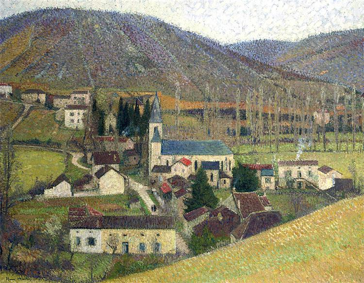 View of Labastide in Gray Weather - Анри Мартен