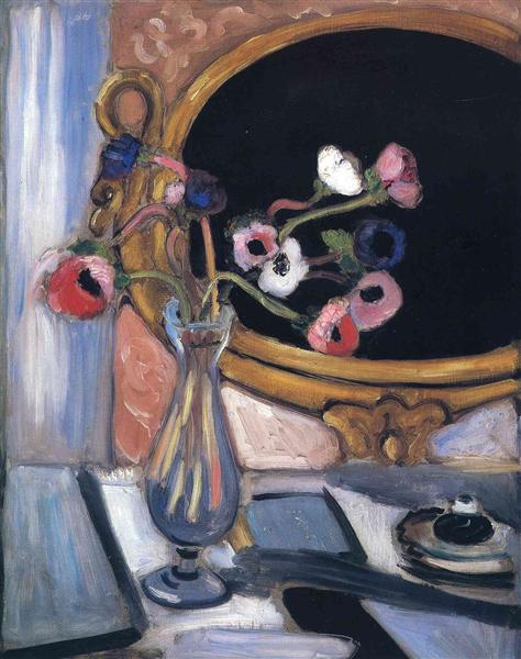 Anemone and Mirror, 1920 - 馬蒂斯