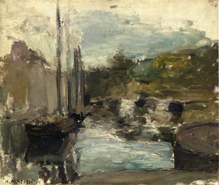 Бретань (також відома як Човен), 1896 - Анрі Матісс