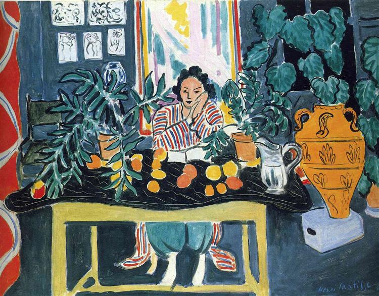 Interior with Etruscan Vase, 1940 - Henri Matisse