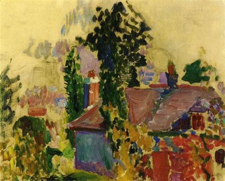 Пейзаж, 1903 - 1904 - Анрі Матісс