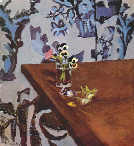 Pansies on a Table, 1919 - Henri Matisse