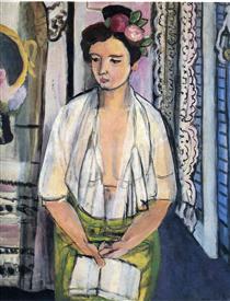 Reader on a Black Background - Henri Matisse