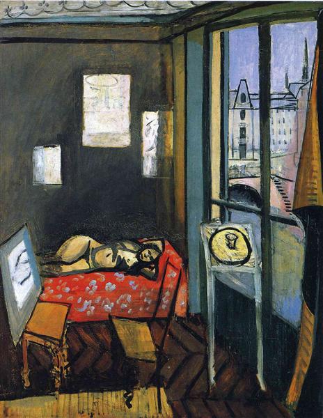 Studio, Quay of Saint-Michel, 1916 - Henri Matisse