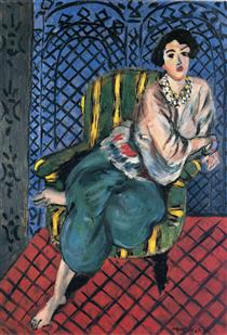 Woman sitting in a chair - Henri Matisse