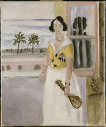 Woman with mandolin - Henri Matisse