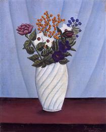 Bouquet of Flowers - 亨利‧盧梭