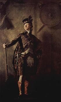 Portrait of Colonel Alasdair Mcdonnell of Glengarry - Генрі Реберн