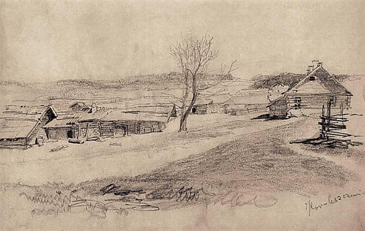 Landscape, 1873 - Генріх Семирадський