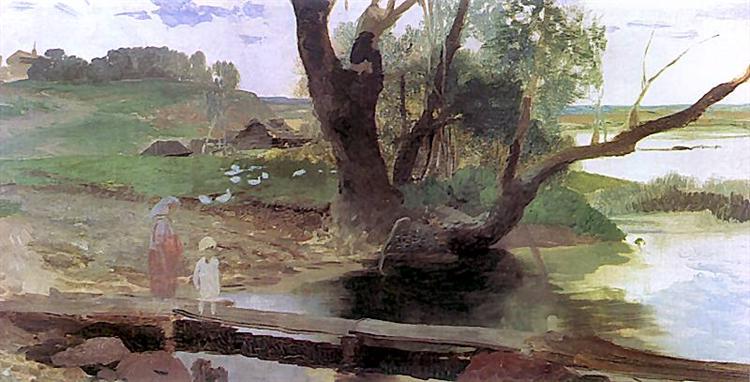 Svislach Landscape, 1873 - Генріх Семирадський