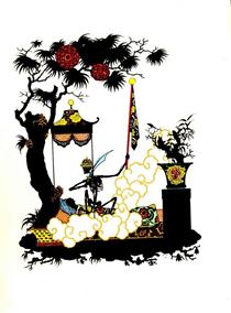 Illustration to 'Nightingale' by Hans Christian Andersen - Георгий Нарбут