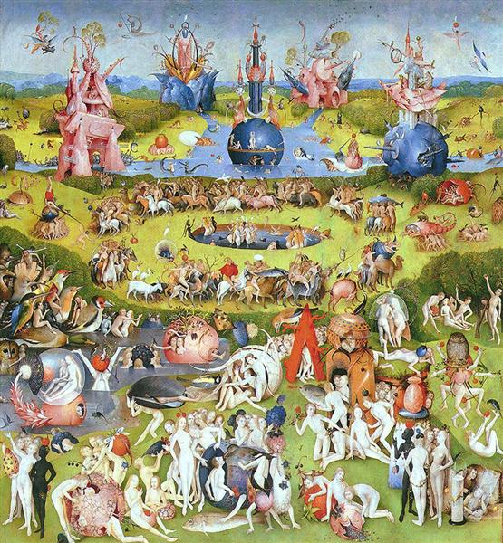 Сад земных наслаждений (деталь), 1510 - 1515 - Иероним Босх