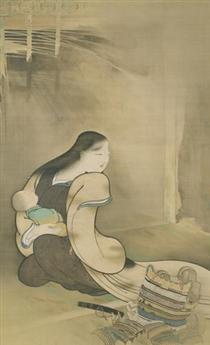 寡婦と孤児 - Hishida Shunsō