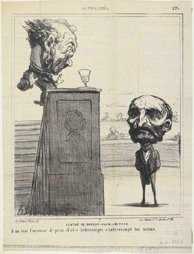 Glais Bizoin, 1869 - Оноре Дом'є