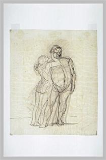 Hercule forain - Honore Daumier