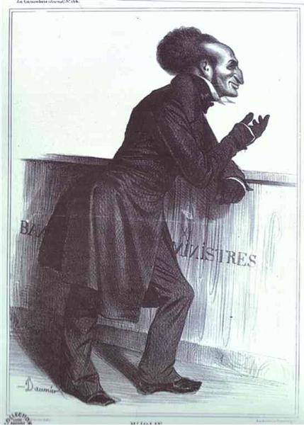 Mr. Joliv (Adolphe Joliv), 1833 - Honore Daumier