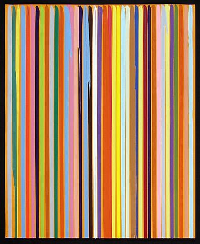 Poured Lines: Orange, 2005 - Ян Девенпорт