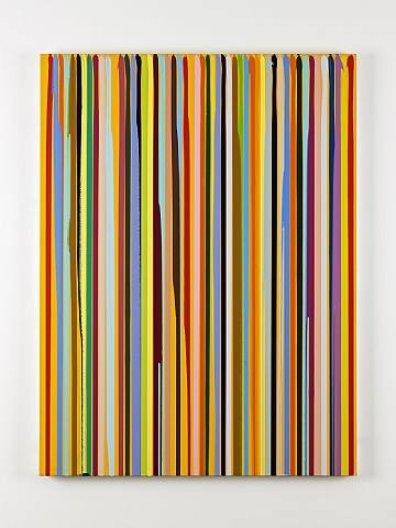 Poured Lines: Yellow, 2007 - Ян Девенпорт