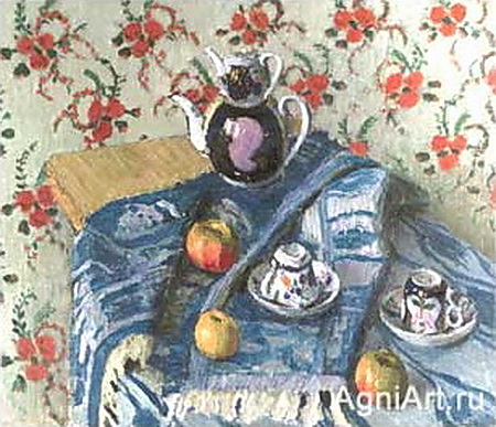 Blue Tablecloth, 1916 - Igor Emmanuilowitsch Grabar