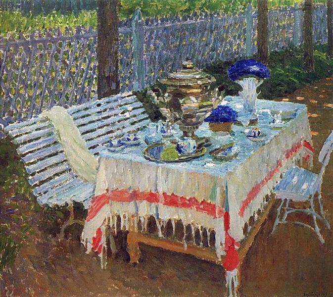 Morning Tea, 1917 - Igor Grabar