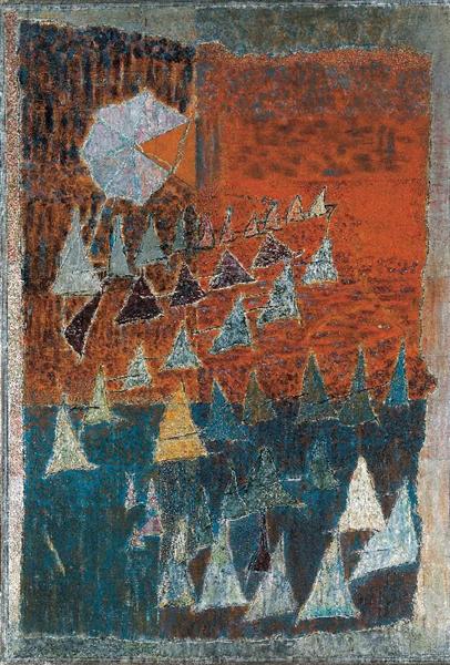 The March of Triangles, 1981 - Ilka Gedő