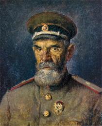 Portrait of Major-General of Medical Services A. R. Zlobin - Ilja Iwanowitsch Maschkow