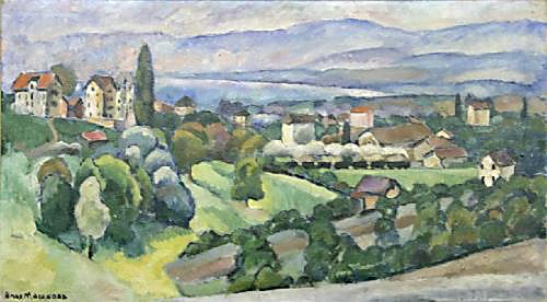 View of Lausanne - Ilya Mashkov
