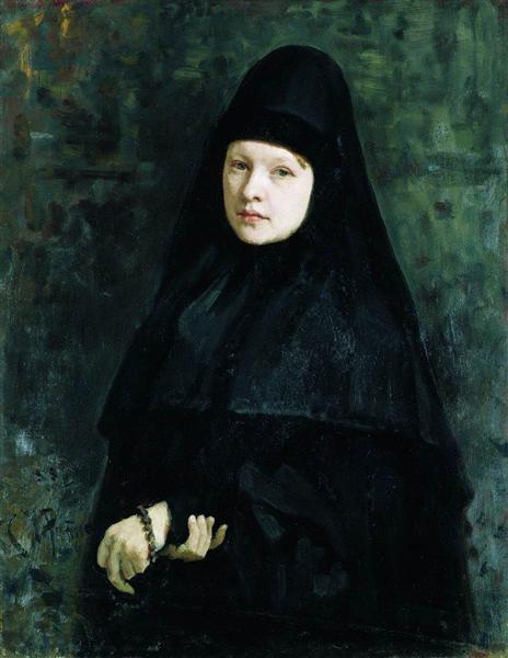 Монахиня, 1878 - Илья Репин