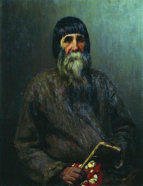 Portrait of a Peasant, 1889 - Ілля Рєпін
