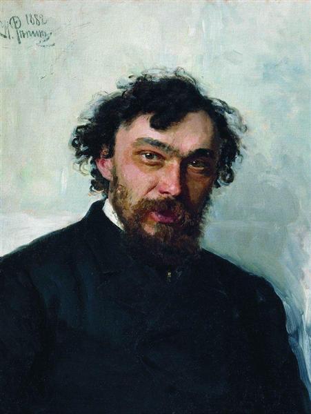 Portrait of the Artist Ivan P. Pohitonov, 1882 - Ilja Jefimowitsch Repin