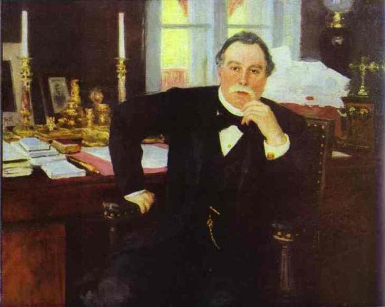 Portrait of V. K. Pleve, 1902 - Ilia Répine