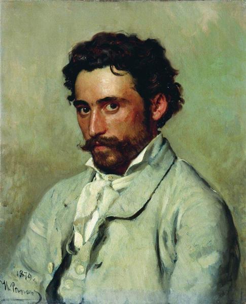 Portrait of Yurkevich, 1879 - Ilja Jefimowitsch Repin