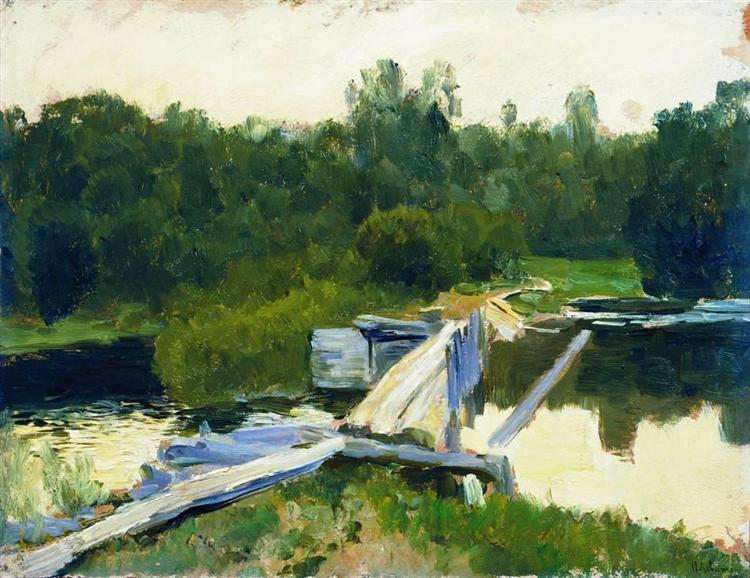 By the whirlpool, 1891 - Isaac Levitan