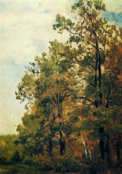Edge of forest, c.1882 - Isaak Iljitsch Lewitan