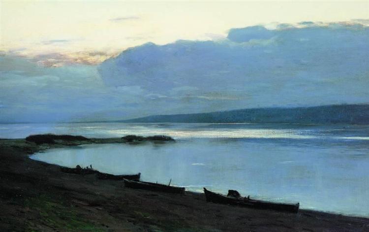 Evening at Volga, 1888 - Isaac Levitan