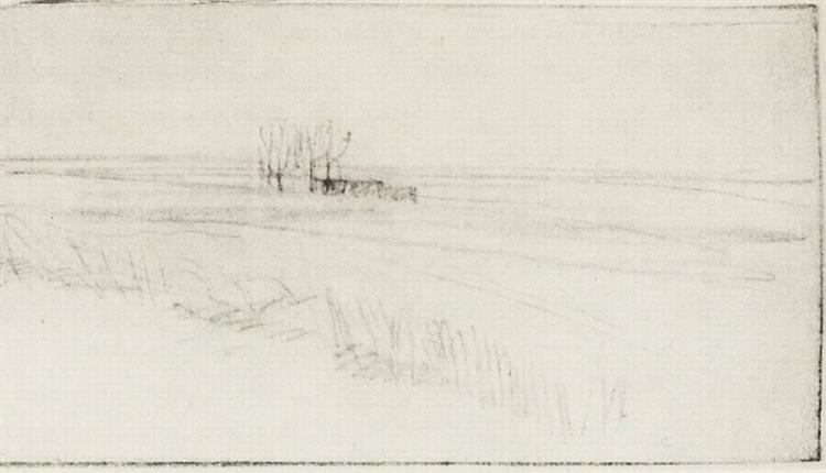 Field, c.1885 - Ісак Левітан