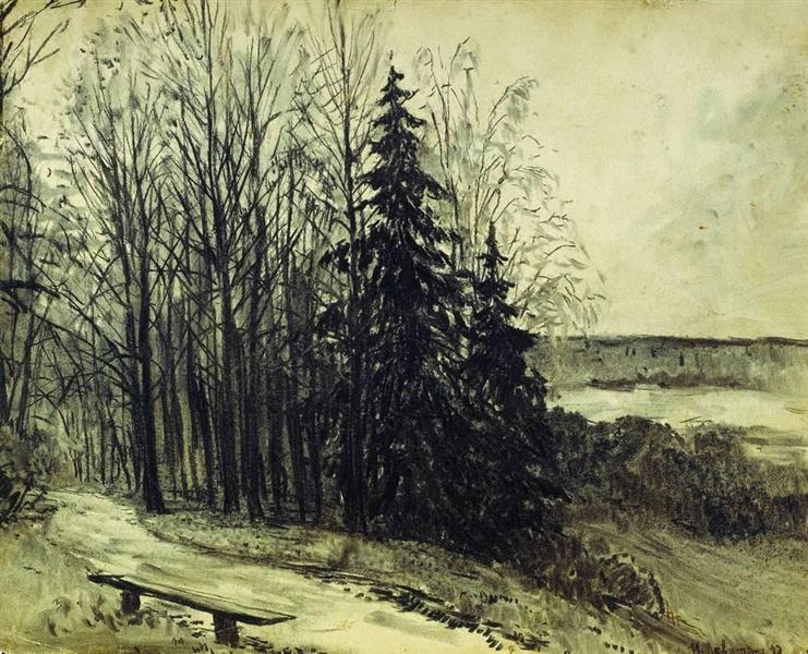 Пейзаж, 1892 - Исаак Левитан